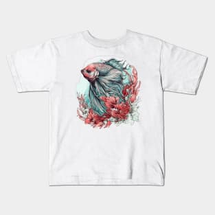 Betta Fish Kids T-Shirt